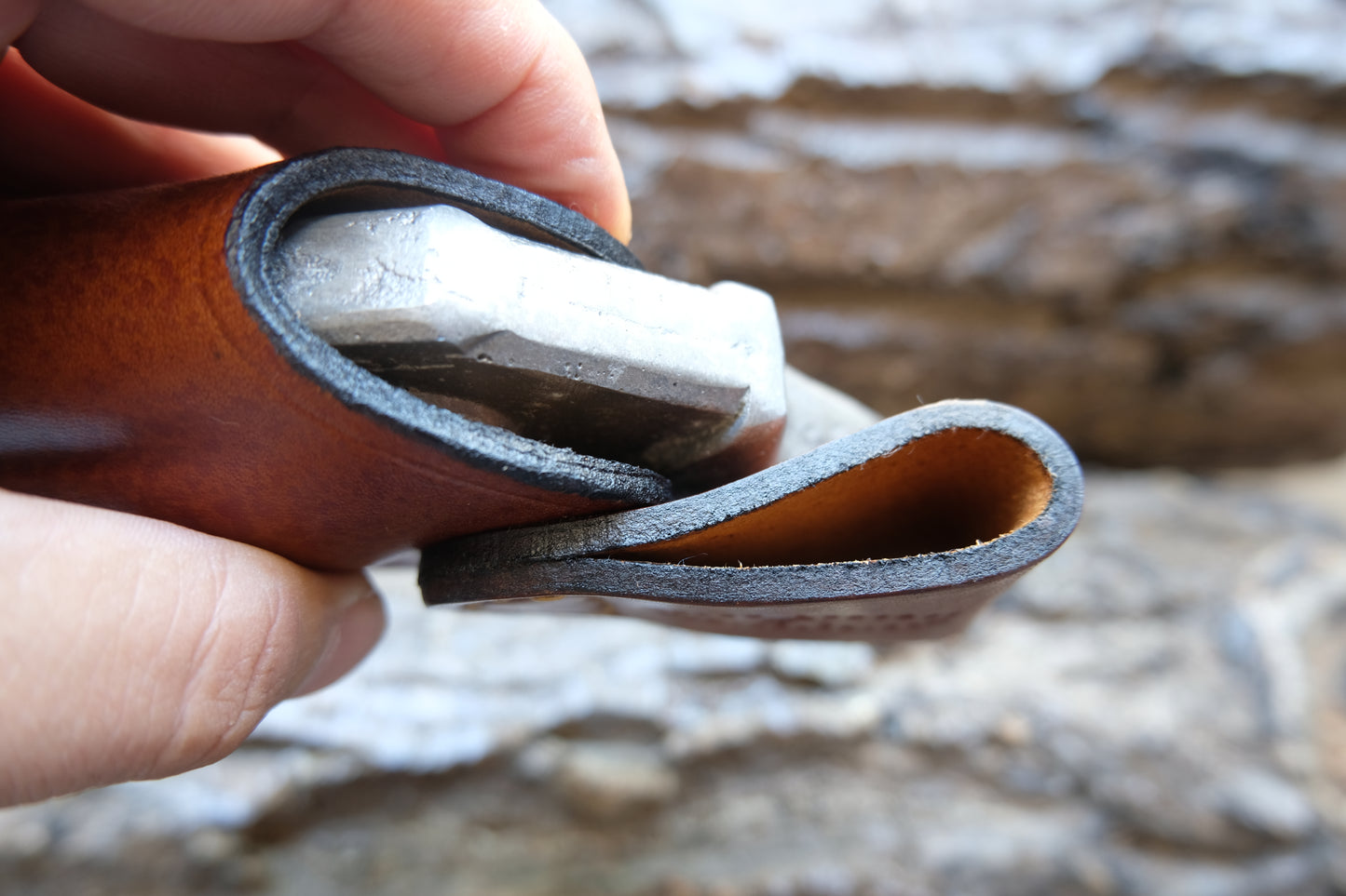 Hand-Stitched Leather OWB Holster for Kimber K6s