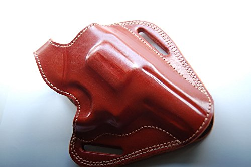 Leather Belt owb Holster For Ruger GP100 357 MAG Revolver 3inch Barrel