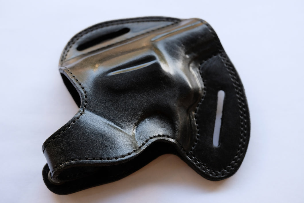 Cal38 | Leather Belt owb Holster For Smith and Wesson Model 10 Snub Nose 38 Special 