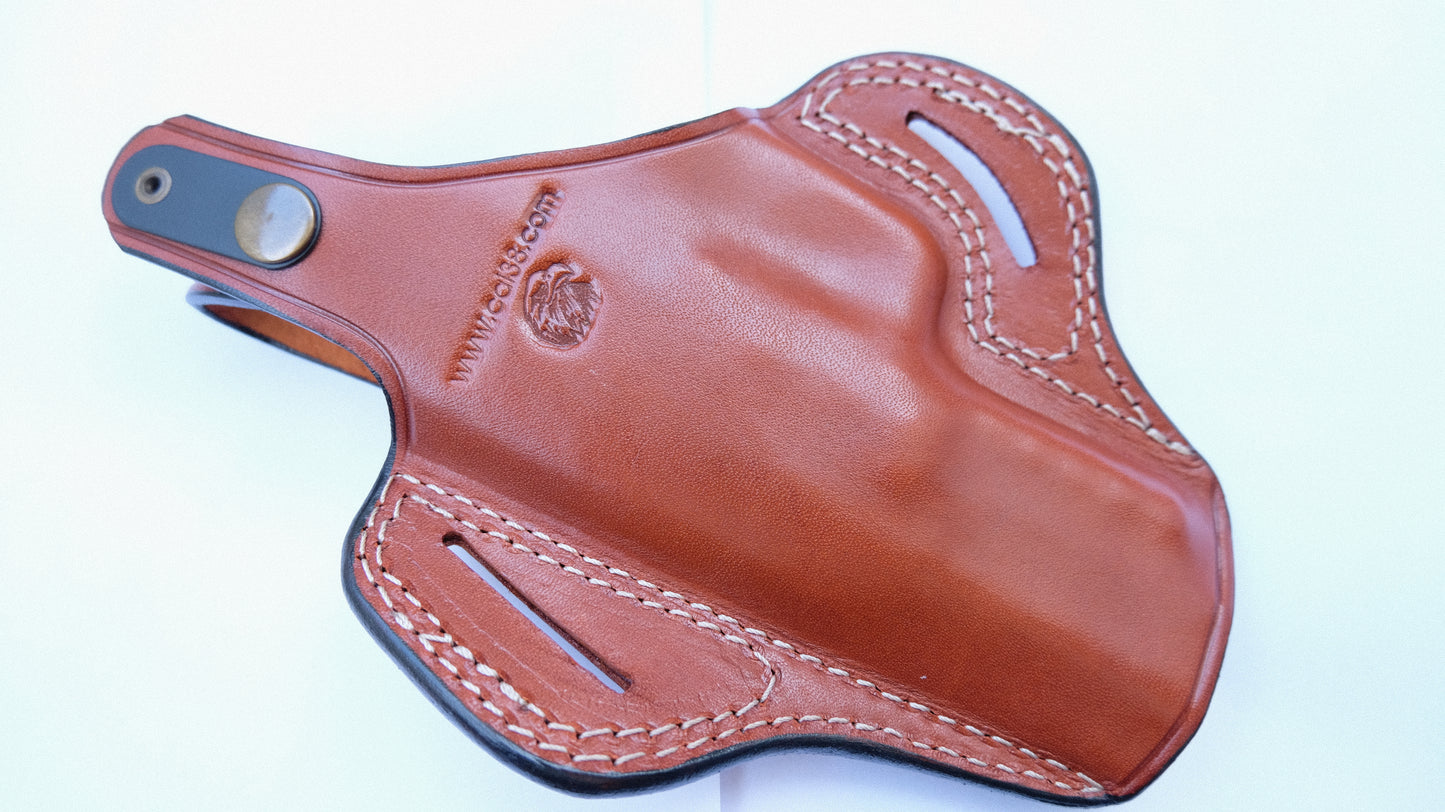 Cal38 Leather Belt owb Holster For FN Five-seven