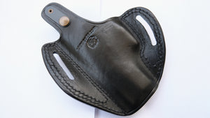 Cal38 Leather Belt owb Holster For Heckler and Koch P30 9 mm