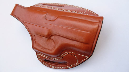 Cal38 Leather Belt owb Holster For Heckler and Koch P30 9 mm