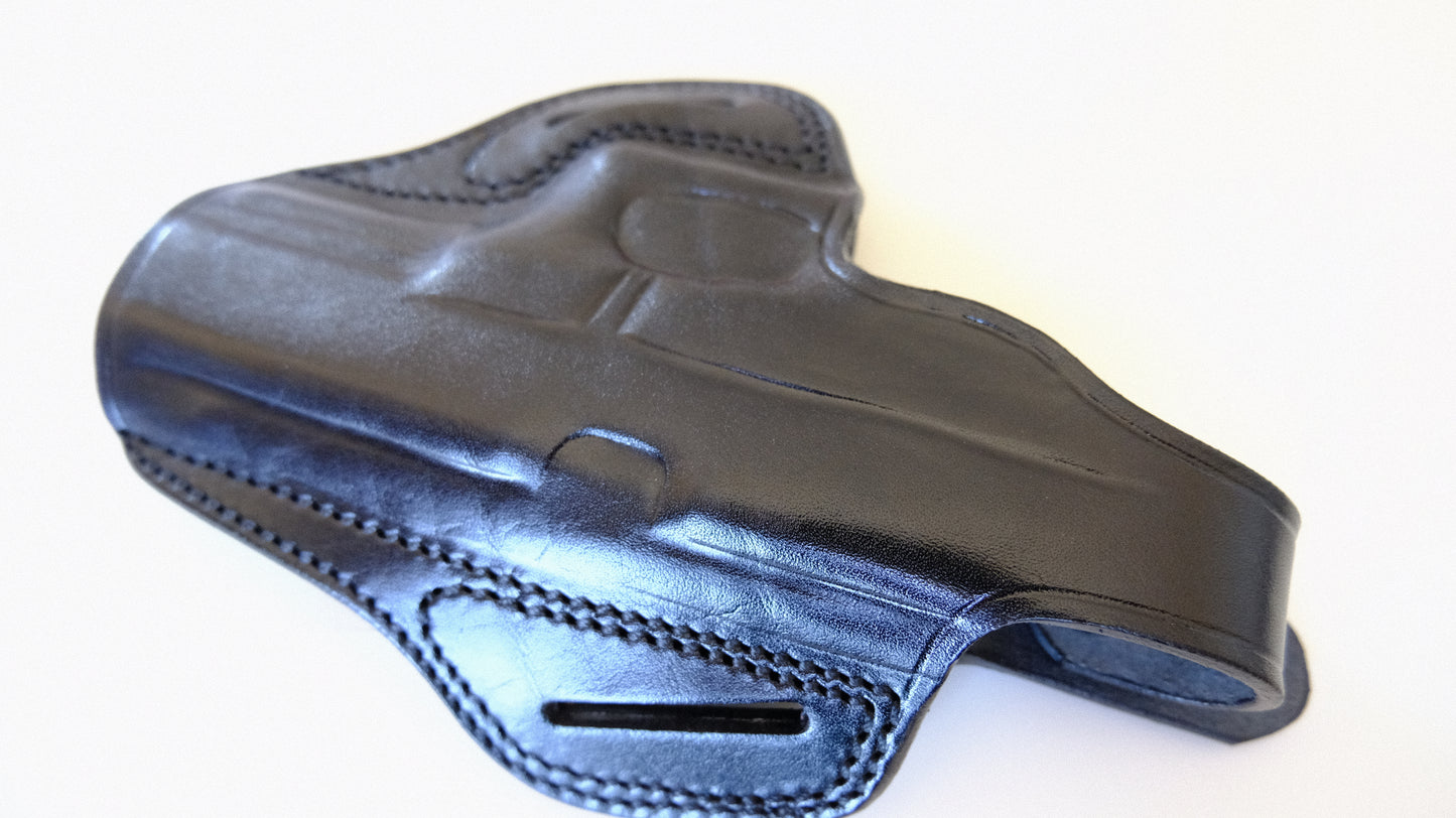 Cal38 Leather Belt owb holster For Glock 21