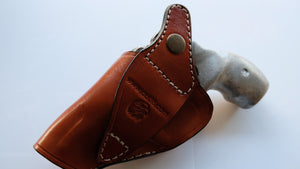 Leather IWB Holster For Smith and Wesson J Frame With Hammer 