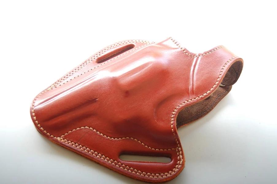 Cal38 | Leather Belt owb Holster Smith and Wesson K Frame 38 Special