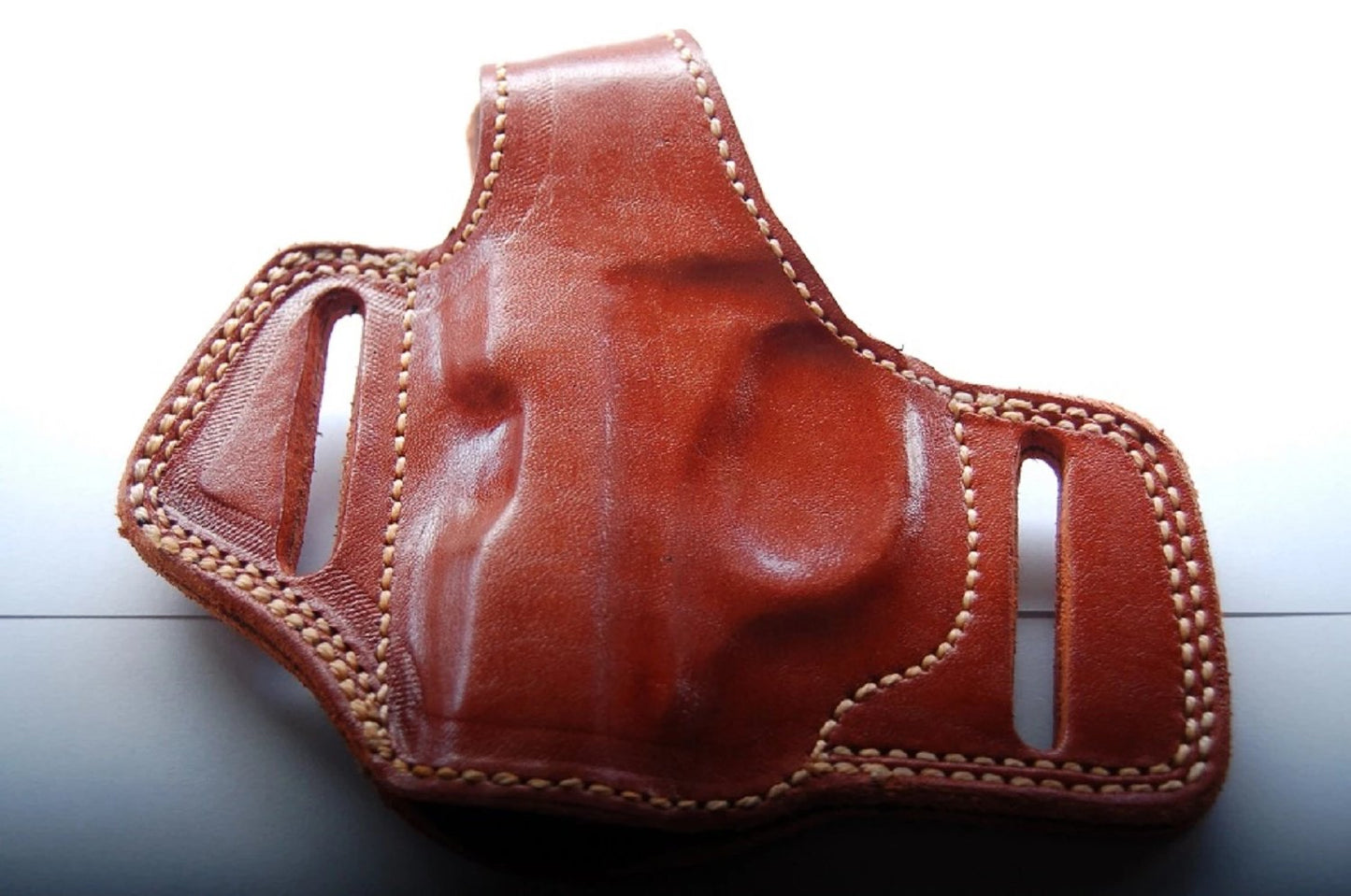 Cal38 | Leather Belt owb Holster Colt Mustang 380 Pocketlite