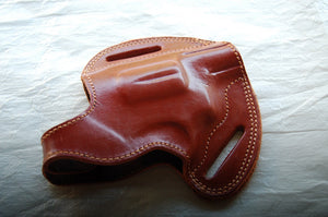 Handcrafted Leather Belt Holster for Taurus 605 2 Inch Barrel