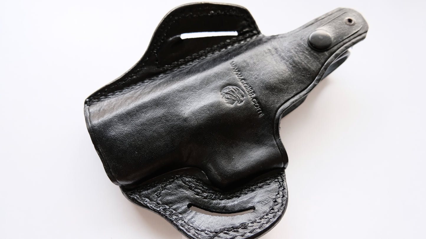 Leather Belt Holster For Springfield XD 9mm 4 inch