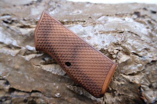 Walnut Wood Grip For Browning Hi Power