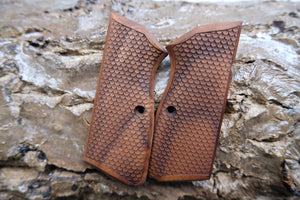 Walnut Wood Grip For Browning Hi Power