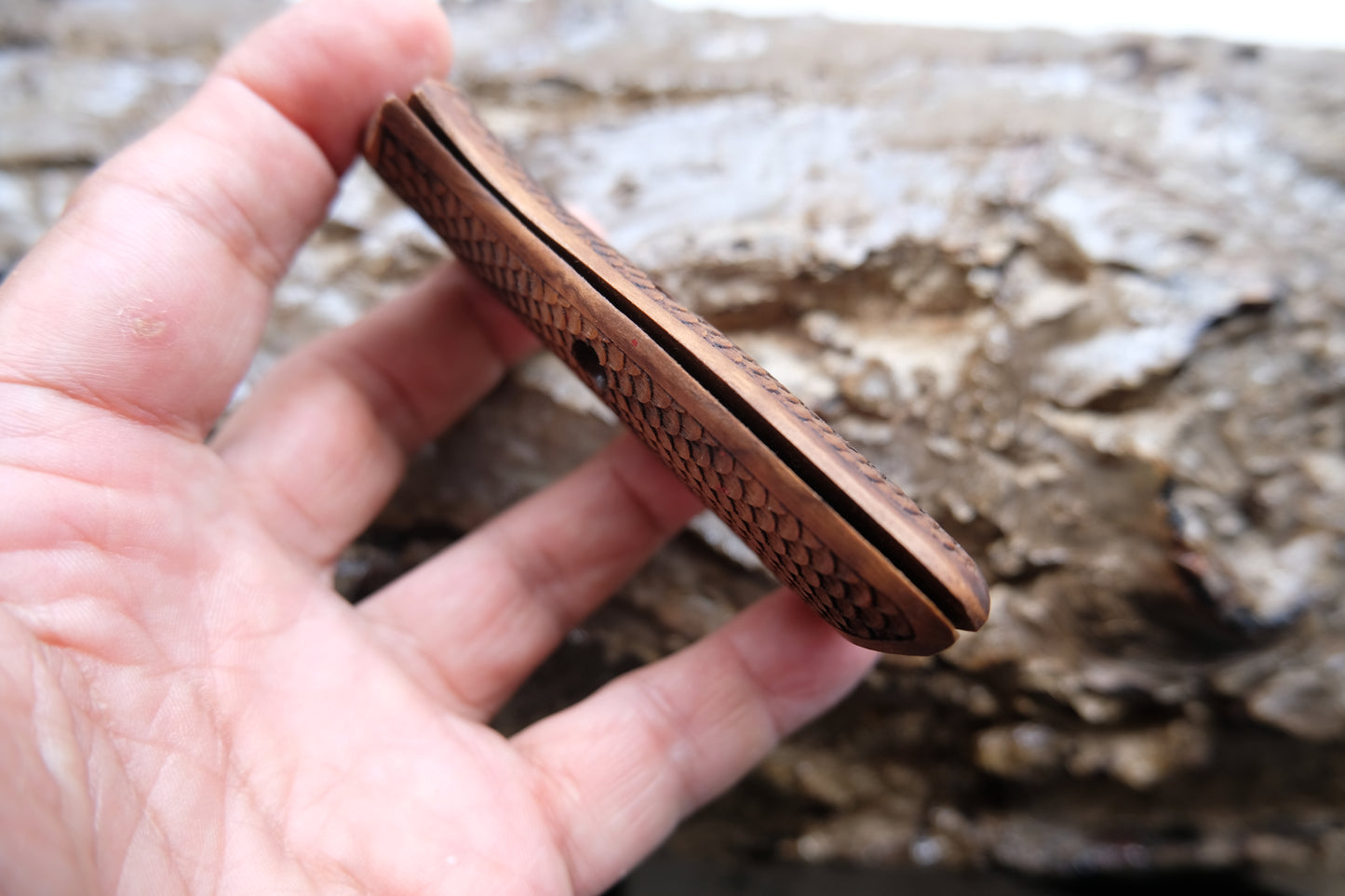 Walnut Wood Grip For Browning Hi Power