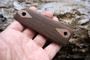 Walnut Wood Grip For Colt 1911