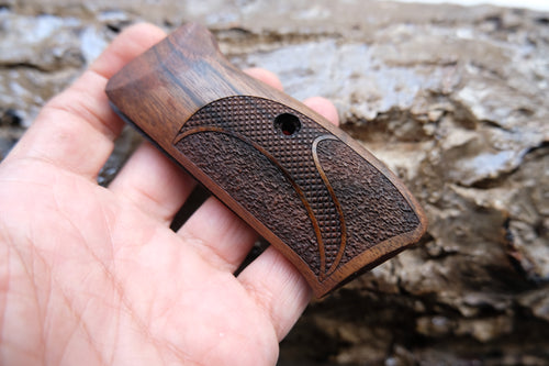 Walnut Wood Grip For Cz 75