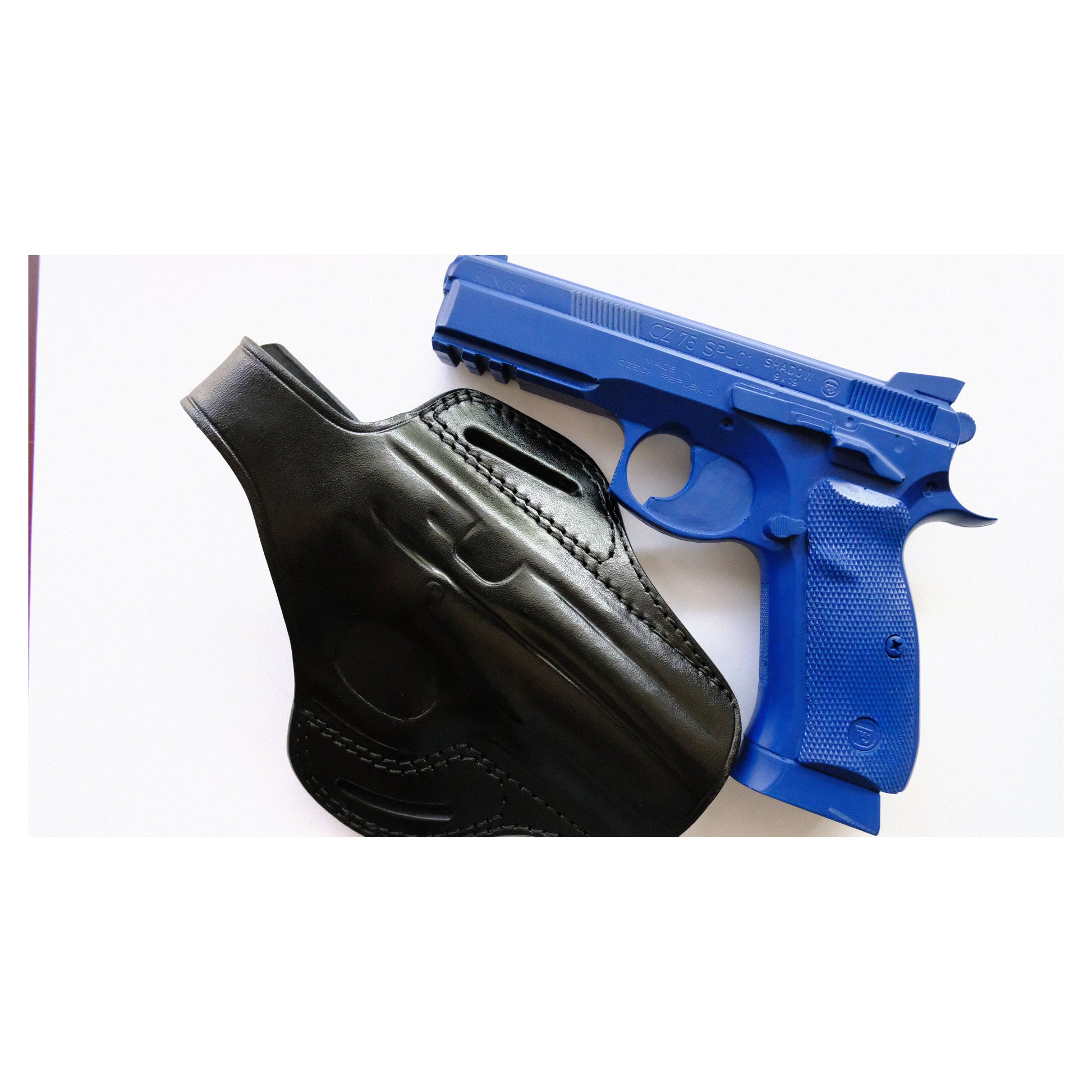 Leather owb Holster for Cz 75 SP-01