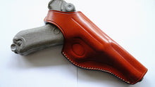Load image into Gallery viewer, Cal38 Leather Cross Draw Holster For Luger P08 Parabellum
