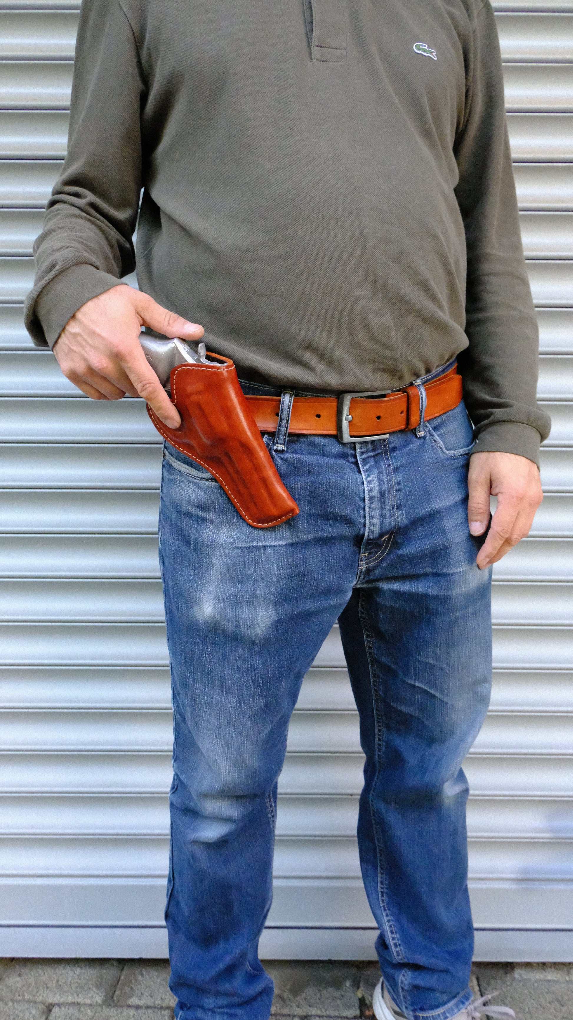 Cross Draw Holster For Smith and wesson Models 686 586 66 19 Barrel 4 inch