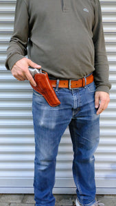 Cross Draw Holster For Smith and wesson Models 686 586 66 19 Barrel 4 inch