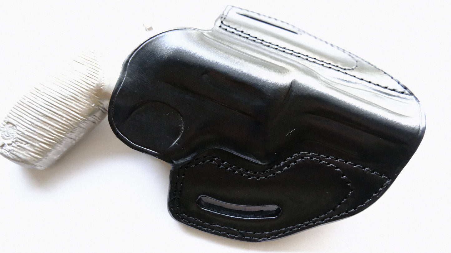 Cal38 Leather Speed Scabbard Holster For Taurus Judge Magnum 45 Colt 3 inch