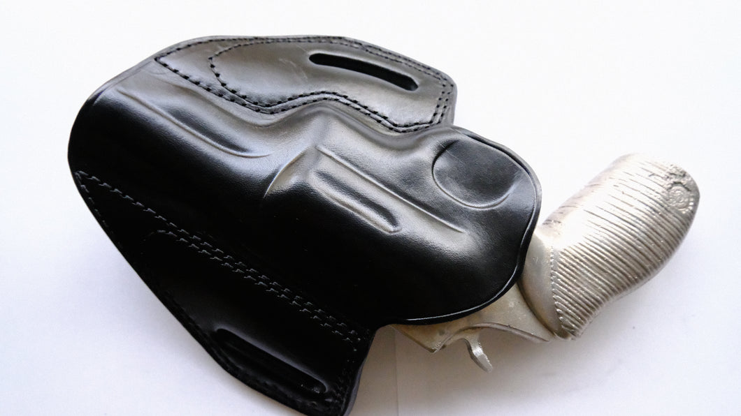 Cal38 Leather Speed Scabbard Holster For Taurus Judge Magnum 45 Colt 3 inch