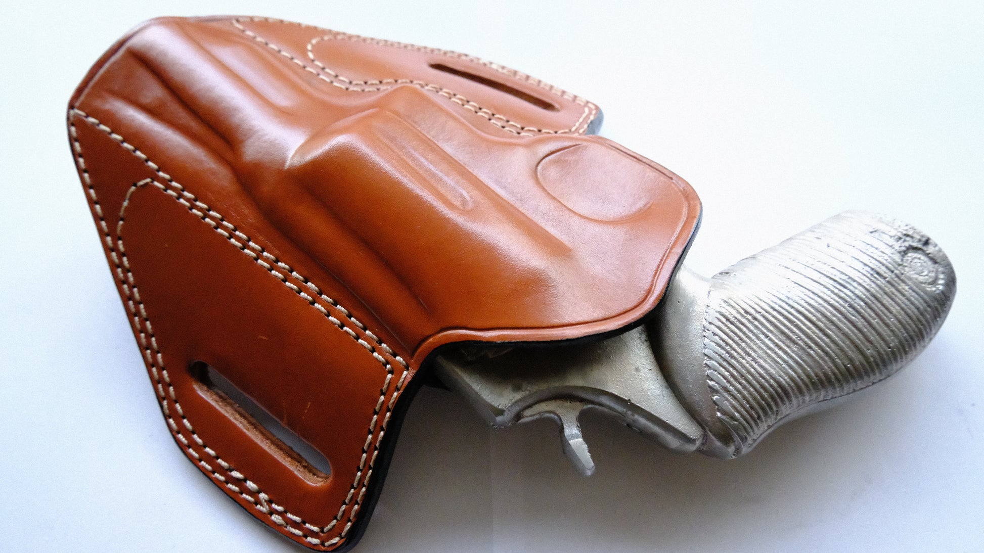 Cal38 Leather Speed Scabbard Holster For Taurus Judge Magnum 45 Colt 3 inch