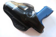 Load image into Gallery viewer, Leather OWB Pancake Holster for Browning Hi-Power (R.H) Black Tan
