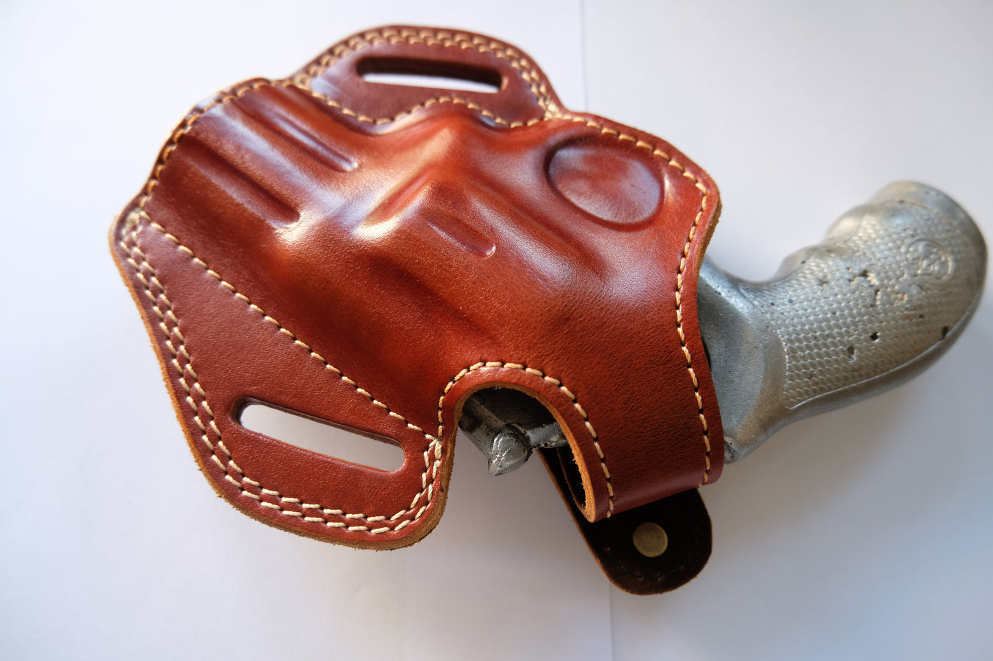 Leather OWB  Holster For Smith and Wesson Model 69 Combat 44 Magnum 2.5 inch