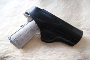 Leather Thumb Break owb Holster for Browning 1911 380 Black Label
