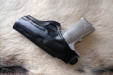 Load image into Gallery viewer, Leather Thumb Break owb Holster for Browning 1911 380 Black Label