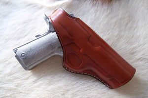 Leather Thumb Break owb Holster for Browning 1911 380 Black Label