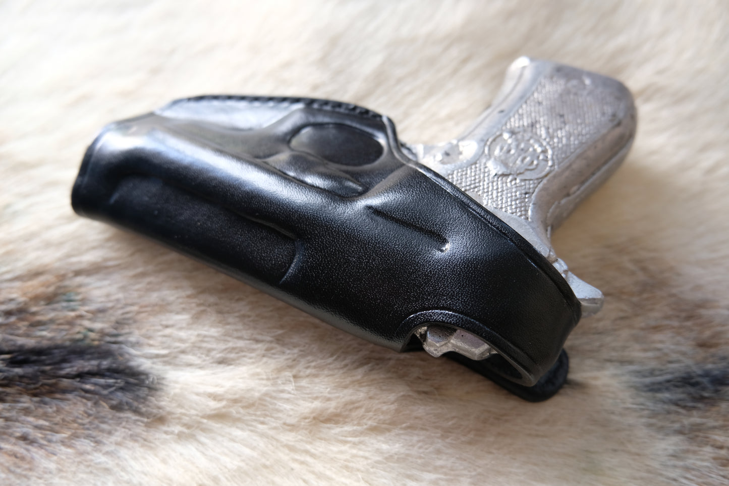 Leather OWB Thumb Break Holster for Model 84FS,85