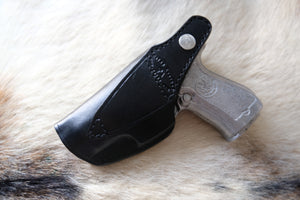 Leather OWB Thumb Break Holster for Model 84FS,85