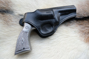 Leather OWB Holster For Smith and Wesson K Frame 38 special 4 inch