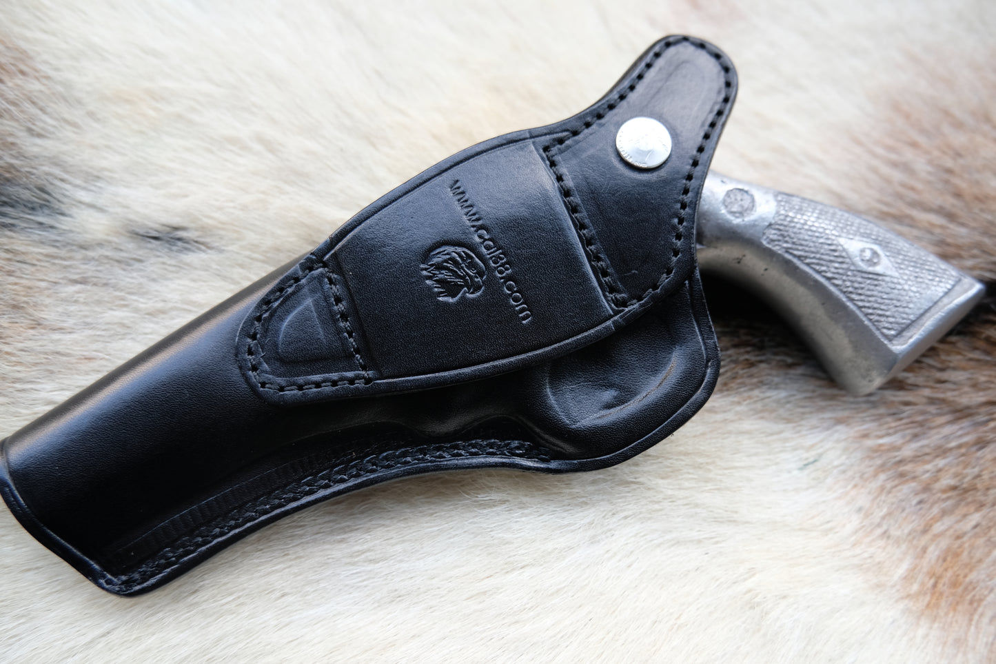 Leather OWB Holster For Smith and Wesson K Frame 38 special 4 inch
