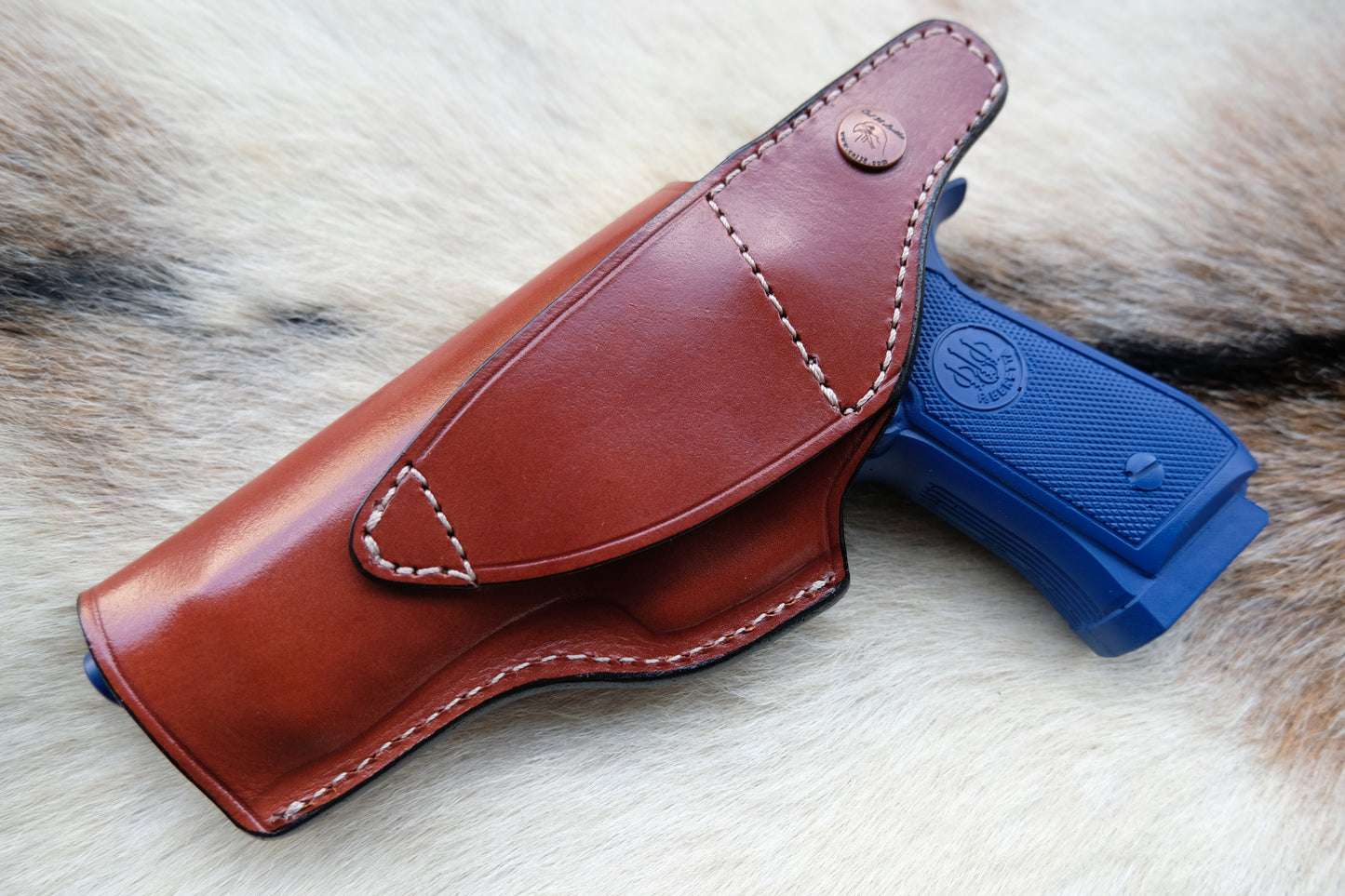 Leather OWB Holster for Beretta 92A1