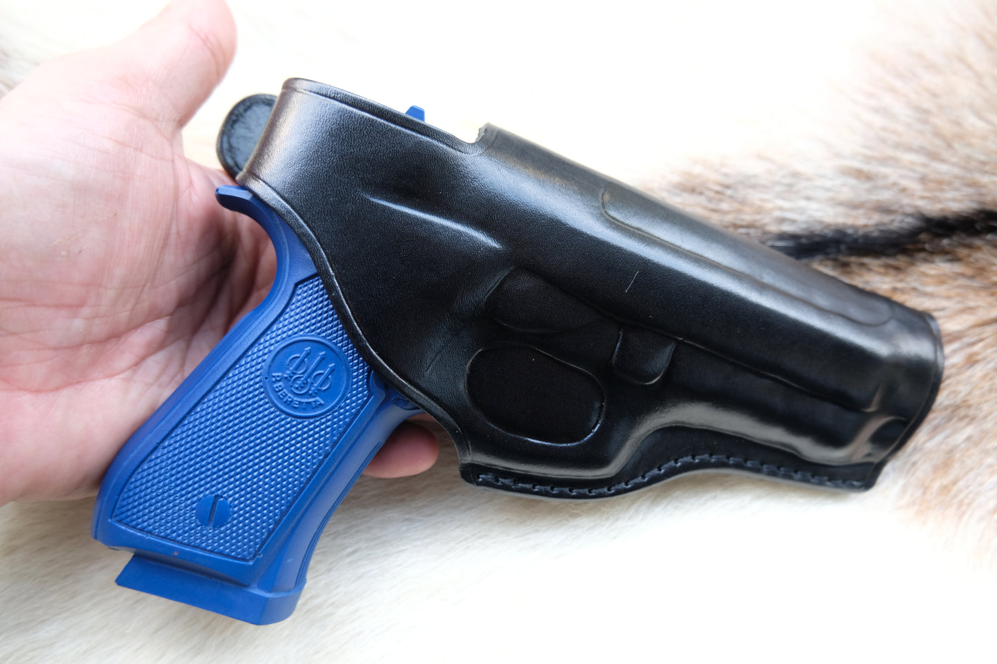 Leather OWB Holster for Beretta 92A1