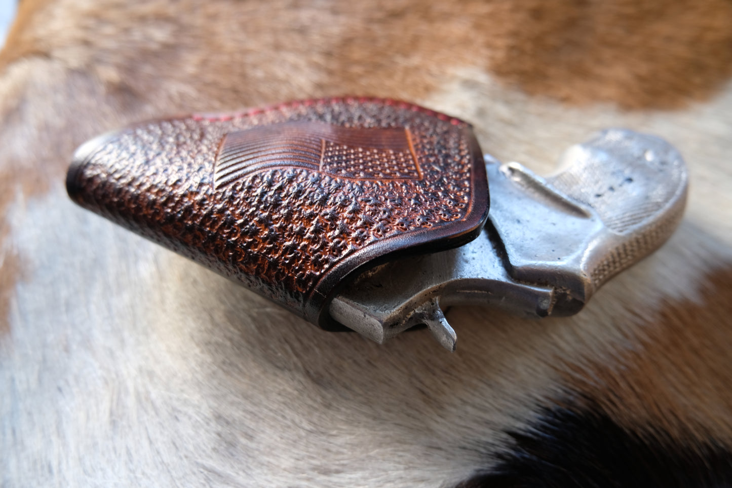 Premium Handcrafted American Flag Leather Holster for Taurus 856 2 inch