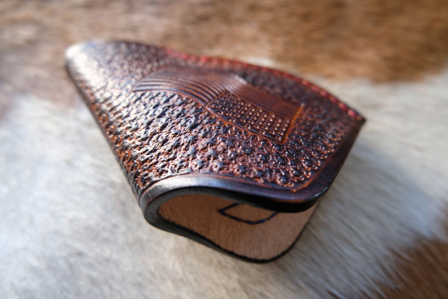 Premium Handcrafted American Flag Leather Holster for Taurus 856 2 inch