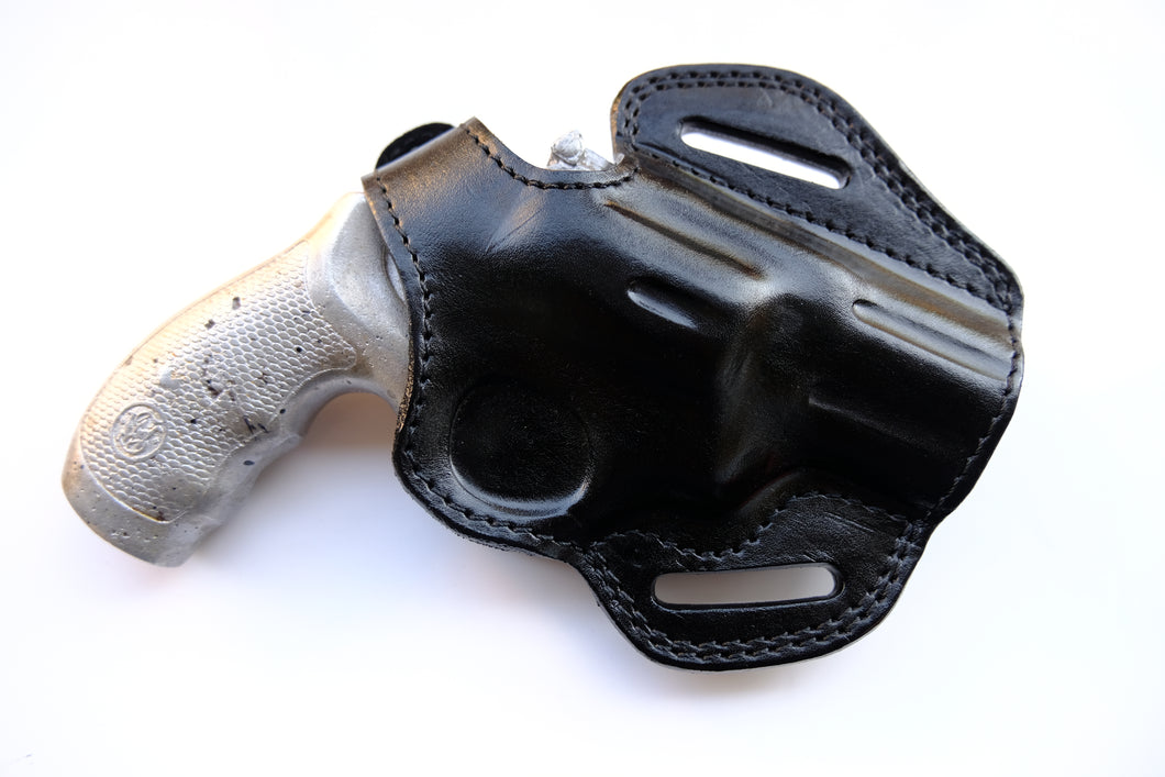 Handcrafted Leather Belt owb Holster for Smith and Wesson 686 Plus Barrel 2.5