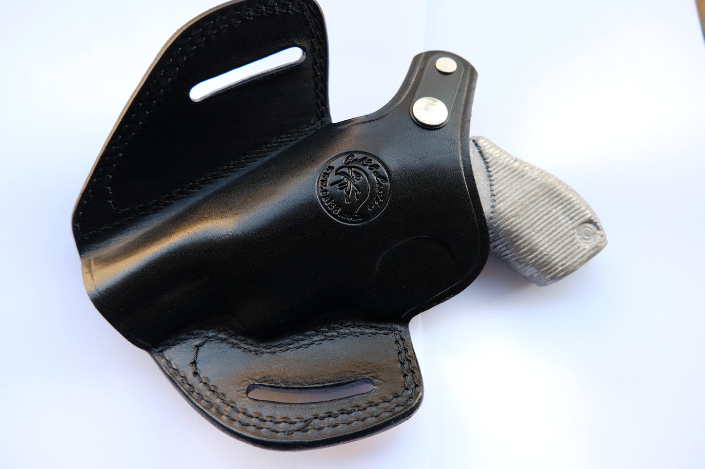 Leather OWB Holster For Taurus Judge 45 Colt / 410 2 inch