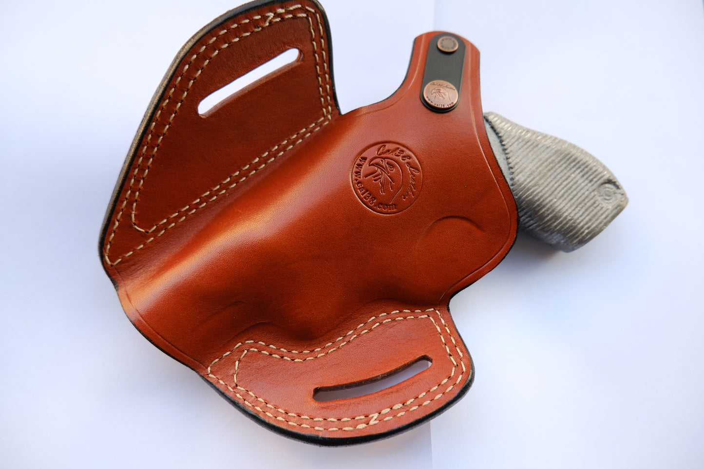 Leather OWB Holster For Taurus Judge 45 Colt / 410 2 inch