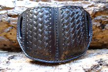 Load image into Gallery viewer, Handcrafted Leather Basketweave Dual Magazine Pouch for Desert Eagle | OWB Mag Holder