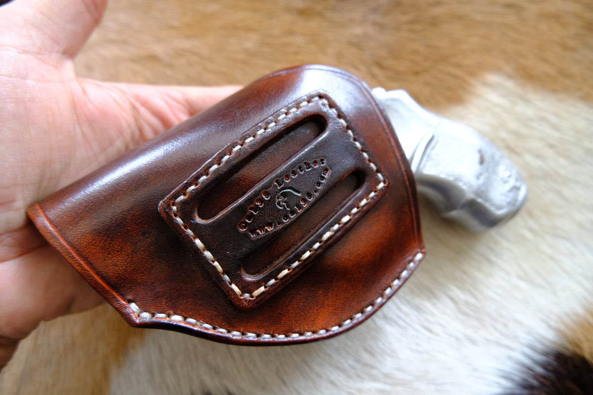 Leather Custom Made OWB Holster: Taurus 856 2", US Flag