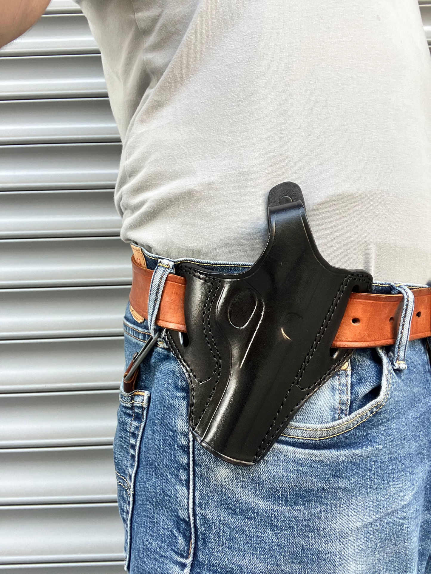 Leather OWB Holster For FN Browning 1922