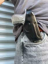 Load image into Gallery viewer, Leather OWB Thumb Break Holster for Model 84FS,85
