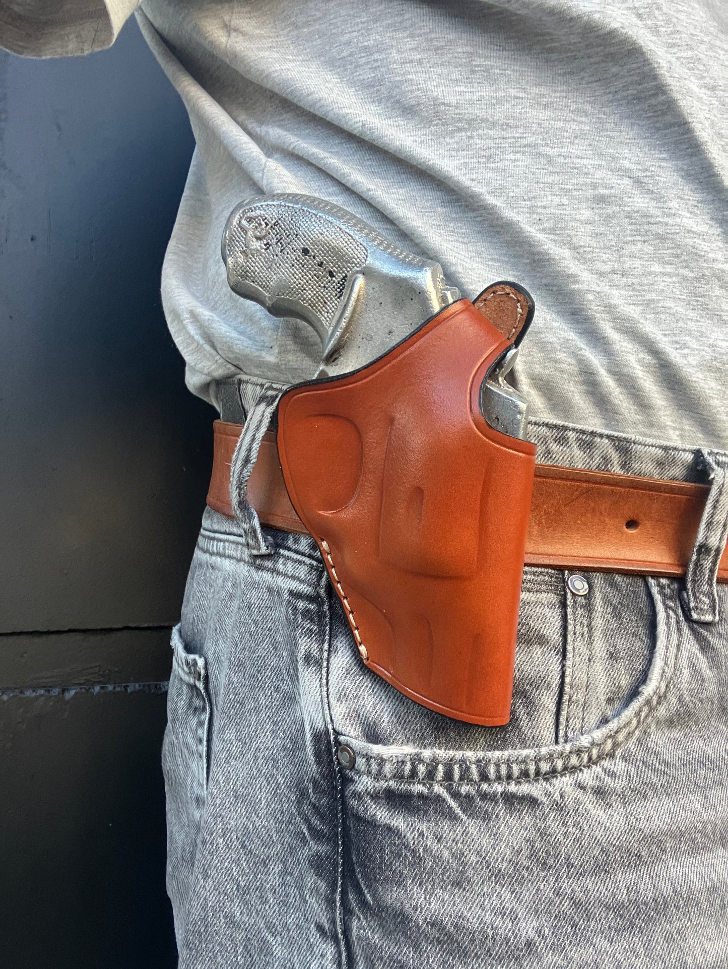 Leather Thumb Break Holster :Taurus 856 38 Special 2" inch