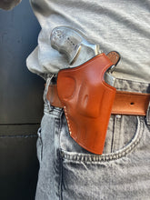 Load image into Gallery viewer, OWB Belt Leather Holster with Thumb Break For Taurus 856 38 Special 2" inch