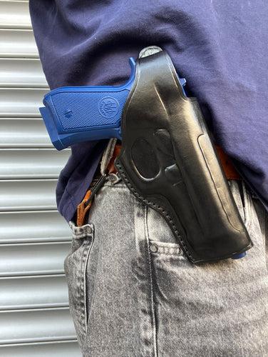 Leather OWB Holster for Beretta 92A1