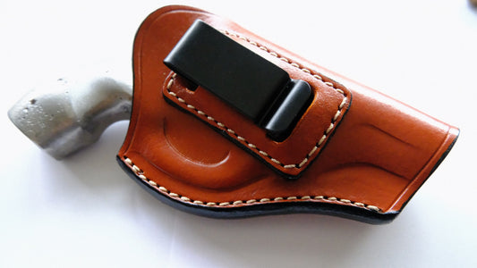 J Frame Revolver IWB Holster Leather For Smith and Wesson | Revolver Holster