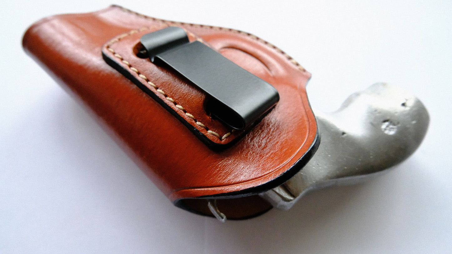 J Frame Revolver IWB Holster Leather For Smith and Wesson | Revolver Holster