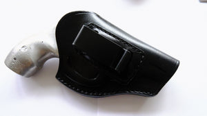 J Frame Revolver IWB Holster Leather For Smith and Wesson | Revolver Holster Bull